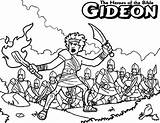 Gideon Colouring Netart Deborah Gedeón Gedeon Vbs Getdrawings Testament Lorton sketch template