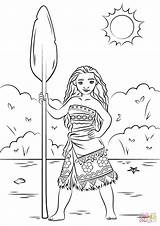 Coloring Disney Pages Moana Princess Choose Board sketch template