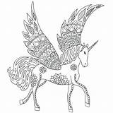 Imprimir Unicornio Mandalas Unicornios Mandala sketch template