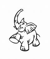 Stomping Feet Clipart Elephant Cliparts Clip sketch template