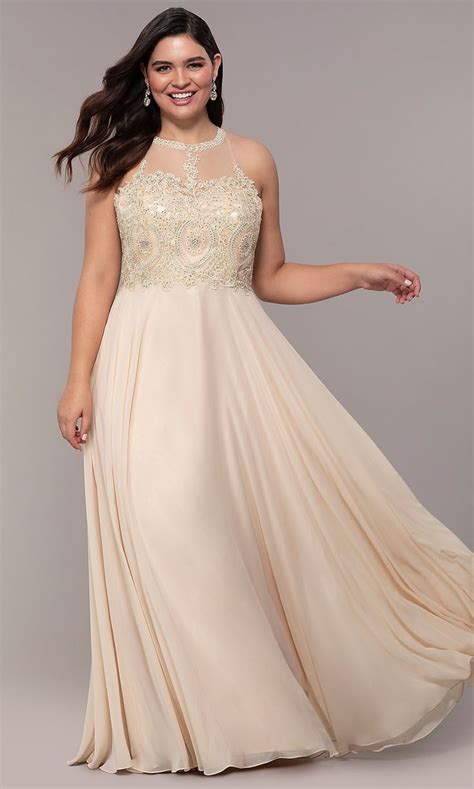 long  size embroidered bodice prom dress  size prom dresses evening dresses  size