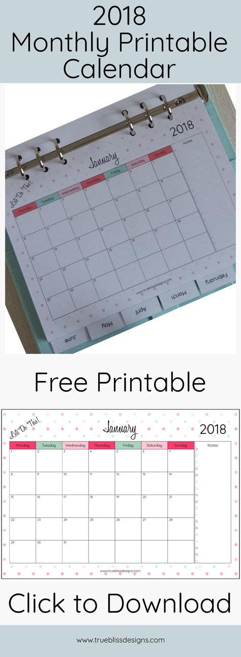 printable year   glance calendars ideas   glance
