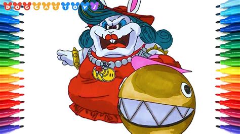 How To Draw Super Mario Odyssey Madame Broode Boss 232 Drawing