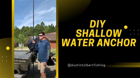 diy shallow water anchor diy power pole duck hunting anchor     boat  place