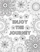 Calming Journey Mindful sketch template