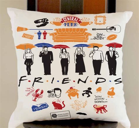 Central Perk Friends Fan Art Pivot Tv Series Pillow Cases