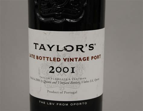 single bottle  taylors  vintage port