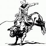 Bull Riding Clip Clipart Rodeo Coloring Pbr Western Drawing Pages Cowboy Drawings Canby Riders Rider Stickers Decal Clinic Practice Scripts sketch template