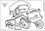 Mater Pages Coloring Cars Printable Getcolorings Coloriage Print Color sketch template