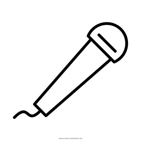microphone coloring page ultra coloring pages