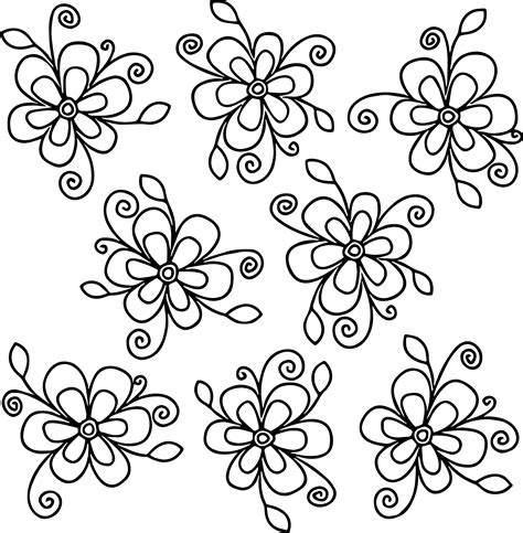 nice cute flower coloring page flower coloring pages printable