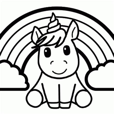 printable cute unicorn coloring pages gampstation