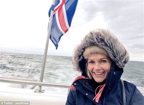 jessica rowe enjoys a well deserved break as she takes a trip to very chilly iceland with her
