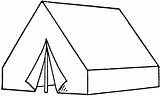 Tent Clipart Wall Etc Tiff Camping sketch template