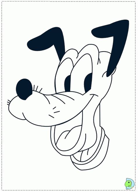 disney pluto pictures coloring home