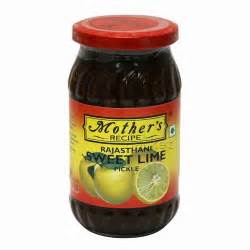 buy mothers recipe pickle rajasthani sweet lime 500 gm