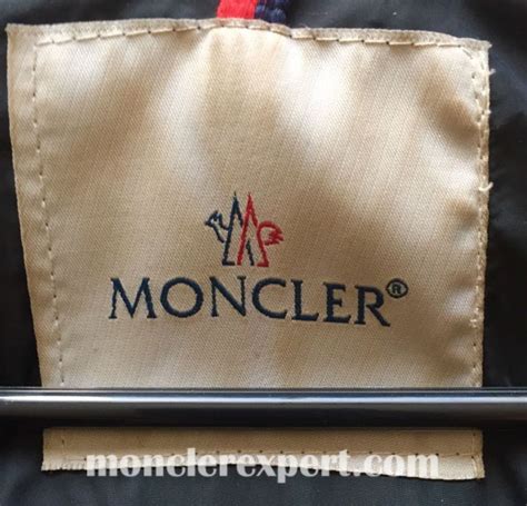 moncler expert details   brand label
