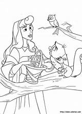 Coloring Pages Belle Sleeping Beauty La Aurora Princess Bois Dormant Au Disney Coloriage Book Para Colorear Dibujos Dornroeschen Printable Choose sketch template