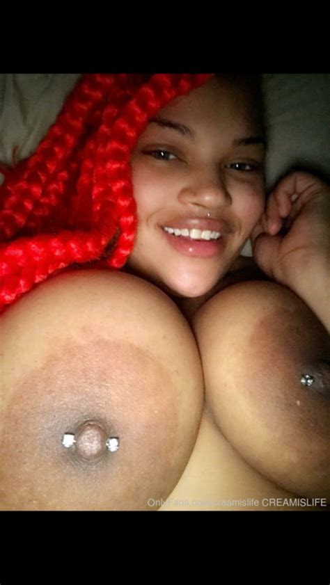 Huge Ebony Tits Pierced Lip Tongue Nipples And Clit 9