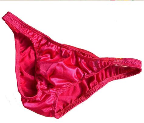 sexy ice silk men s briefs low waist male panties translucent