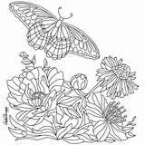Kolorowanka Relaksacyjna Motyl Mariposas Wydrukowania Motyle Pintadas Gotd sketch template