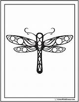 Coloring Geometric Dragonfly Pages Color Animal Symmetry Print Printable Butterfly Spring Summer Preschool Colorwithfuzzy Getcolorings sketch template