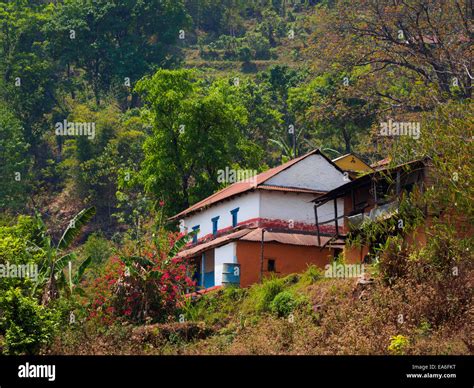 traditional rural nepali house stock photo alamy