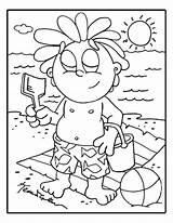 Coloring Pages Sunscreen Ouch Sunburn Getcolorings Getdrawings sketch template