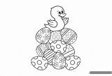 Easter Coloring Duck Pages Eggs Colouring Print Printable Color Egg Template Kids Flower Getcolorings Pdf Templates Coloringpagesonly sketch template