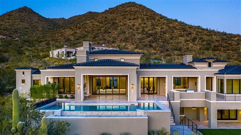 luxury homes scottsdale dc ranch hillside mansion sells