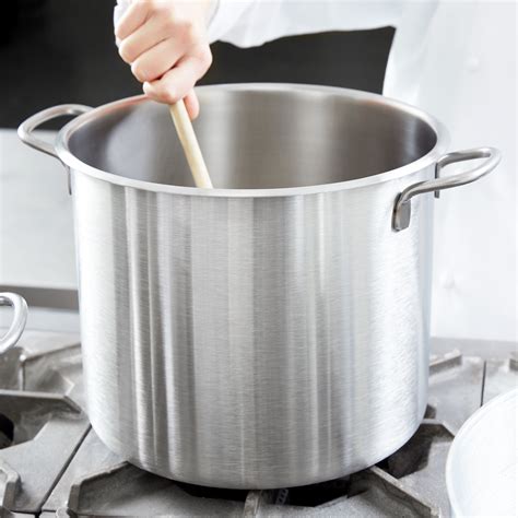 vollrath  classic   qt stainless steel stock pot double