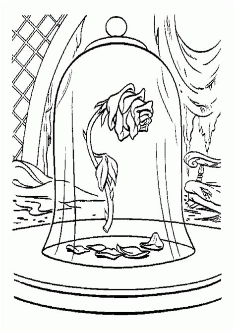 gambar beauty beast lumiere coloring page  printable click pages