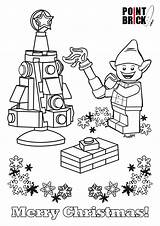 Lego Christmas Coloring Colorare Da Pages Disegni Natale Tree Di Salva Malen Albero Uploaded User sketch template