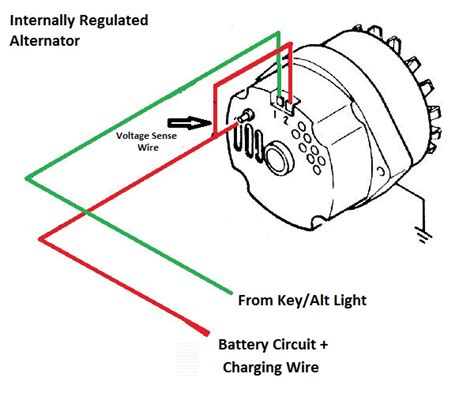 gm alternator wiring diagram  wire
