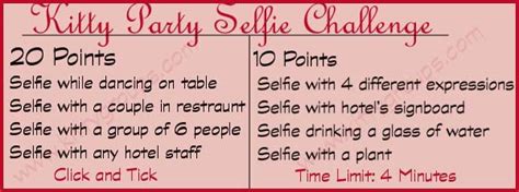 Kitty Party Selfie Challenge Ladies Kitty Party Games