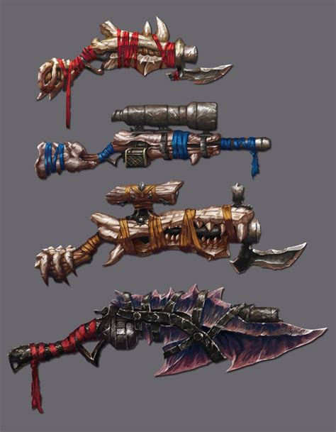 weapons  lutherniel  deviantart