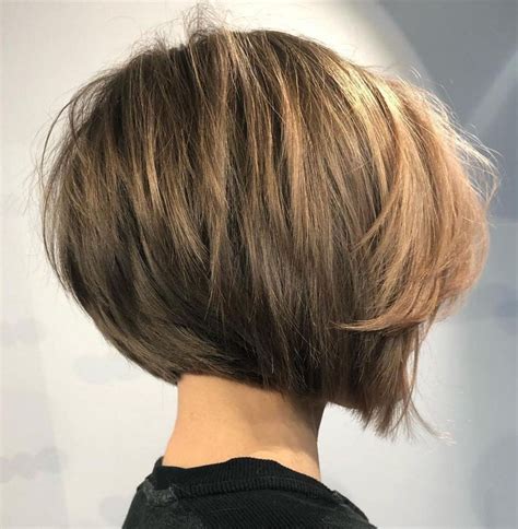 Stacked Bob Back View Bob Hairstyles For Thick Stacked Haircuts
