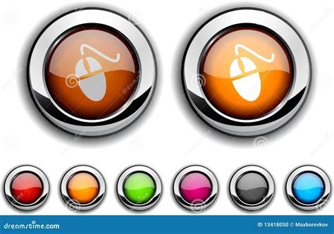 mouse button stock vector illustration  icons eps