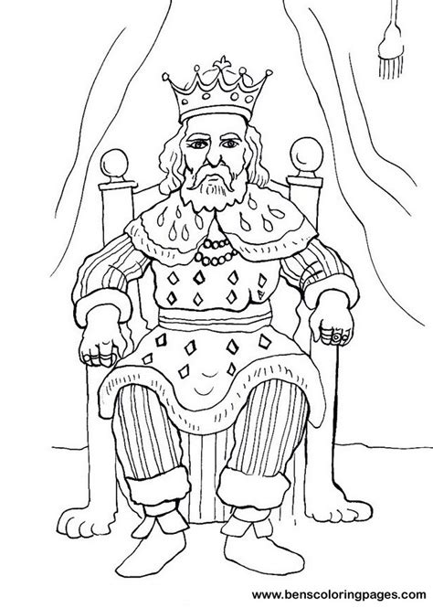 king coloring pages    print