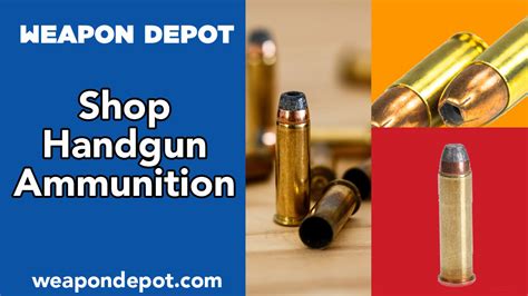 handgun ammunition  sale buy pistol ammo  weapon depot