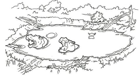 coloring pages water holes coloring book  coloring pages