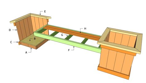 Woodwork Bench Planter Box Plans Pdf Plans