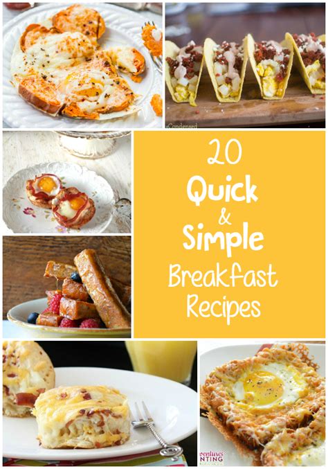 quick  simple breakfast recipes  craftiest couple