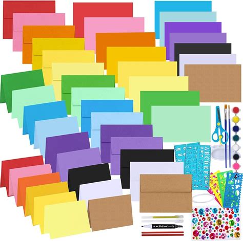 amazoncom  pack bulk  colors blank  cards  envelopes