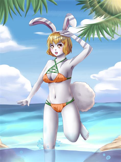 Carrot Beach Day By Allyisi On Deviantart