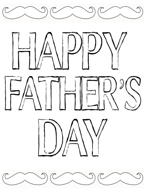 happy fathers day coloring pages printable sheets cards