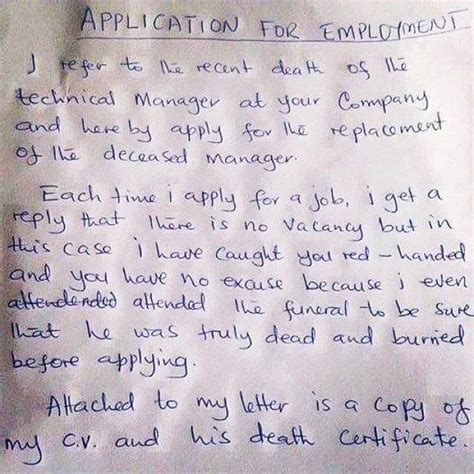 job application letter career nigeria