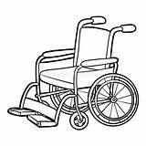 Wheelchair Clipart Coloring Clipground sketch template