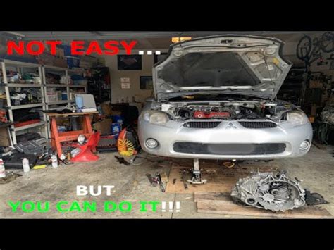 remove manual transmission spd eclipse   youtube