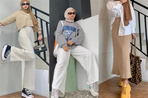 5 Inspirasi Outfit Korean Style Hijab Ala Selebgram Keren Dan Ngetren